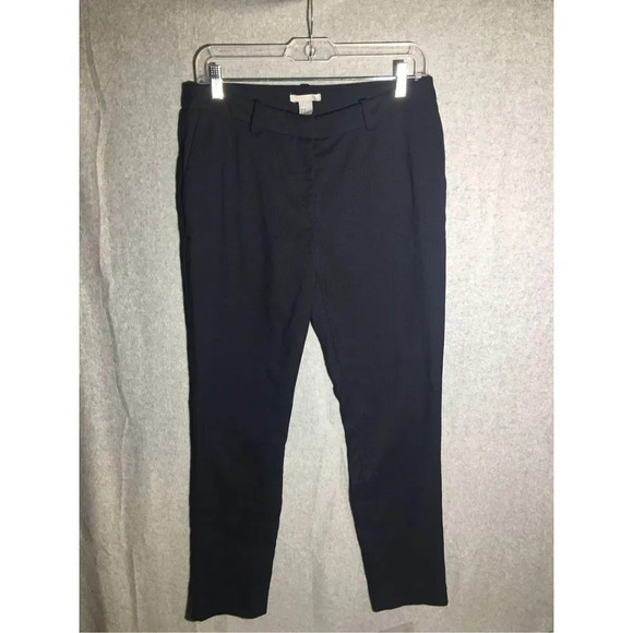 H&M Pants - Womens H&M Trousers Pants Navy Blue Tapered Straight Leg Business Casual Office